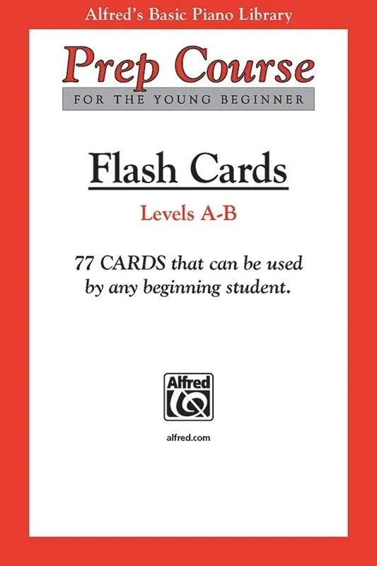 Alfred’s Basic Piano Library (ABPL) Prep Course Flash Cards Levels A & B