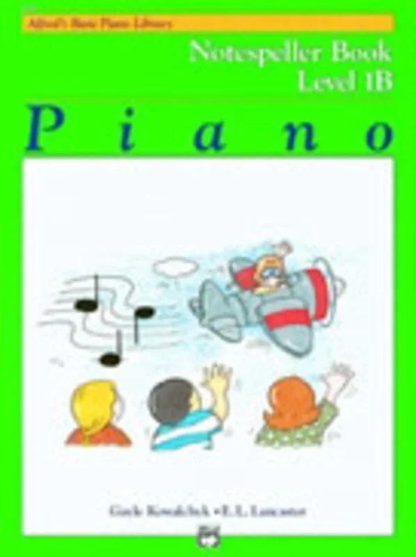 Alfred’s Basic Piano Notespeller Level 1B (Softcover Book)
