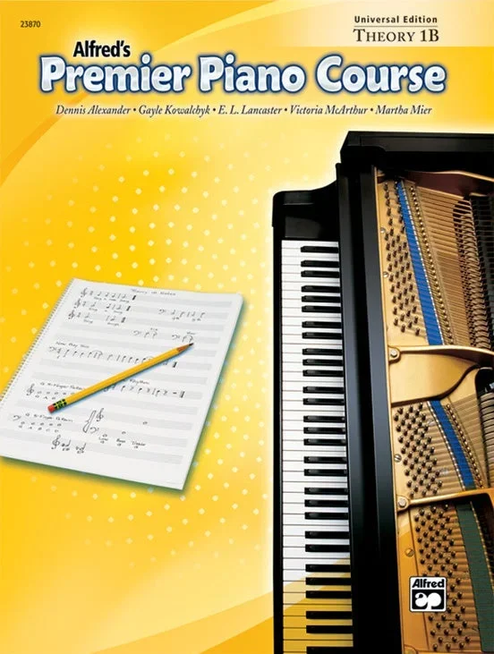 Alfred’s Premier Piano Course, Theory 1B