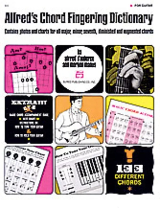 Alfreds Chord Fingering Dictionary Guitar Book