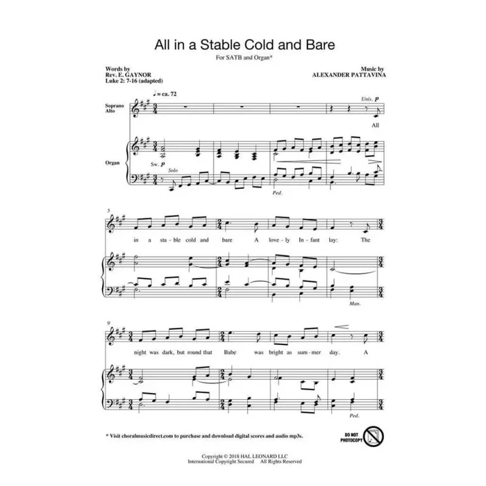 All in a Stable Cold and Bare