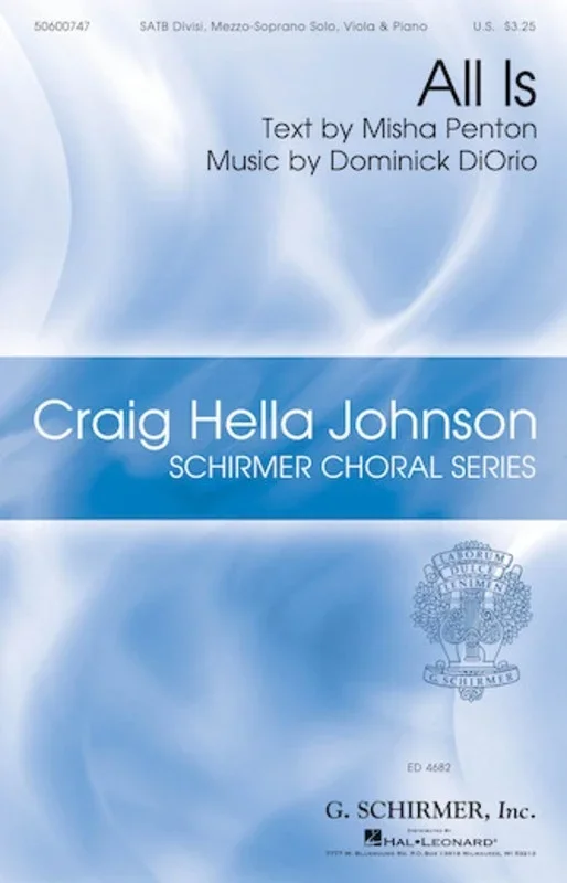 All Is SATB Divisi/Mezzo Solo/Viola/Piano