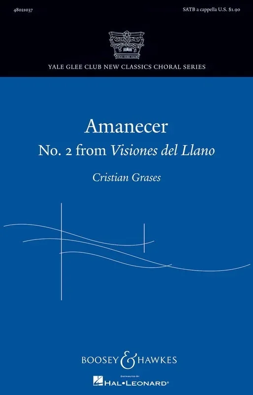 Amanecer No 2 From Visiones Del Llano SATB Book