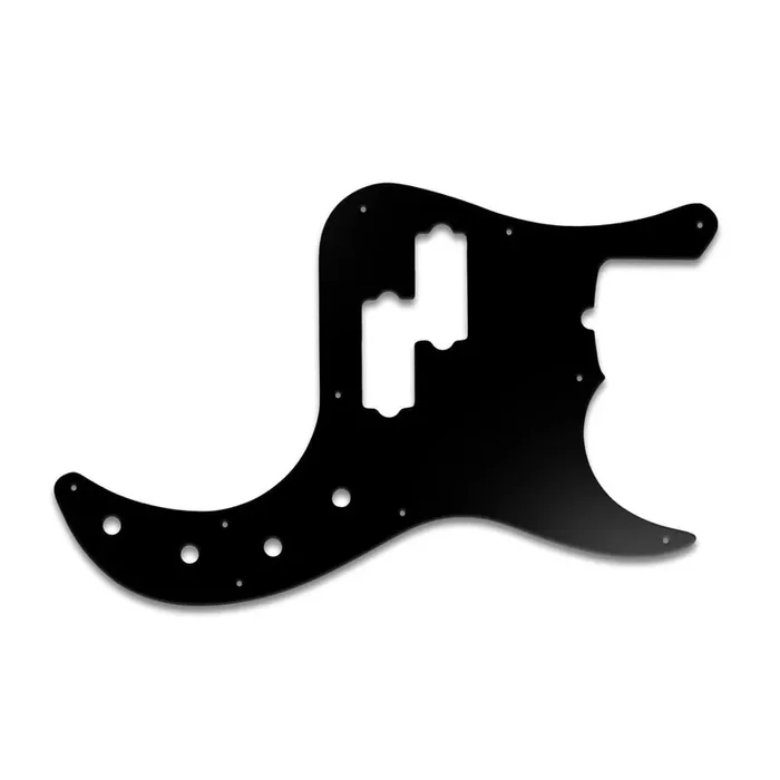 American Deluxe P Bass – Matte Black .090″ / 2.29mm thick, with bevelled edge.