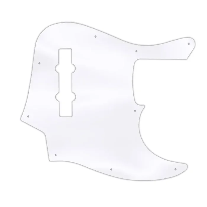 American Elite Jazz Bass 4 String – Clear Acrylic Thick