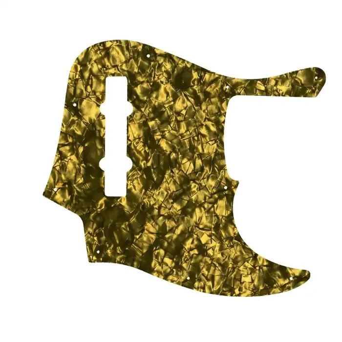 American Elite Jazz Bass 5 String – Gold Pearl Black/White/Black Lamination