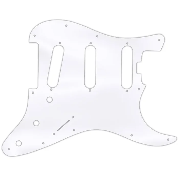American Elite Stratocaster SSS – Clear Acrylic Thick