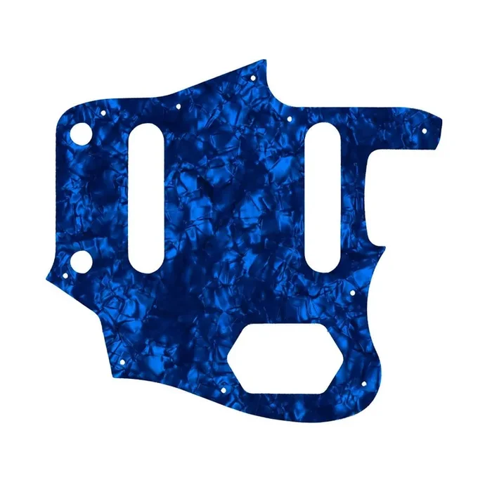 American Professional Jaguar – Dark Blue Pearl Black/White/Black Lamination