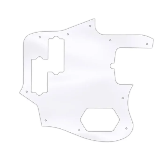 American Standard Jaguar Bass – Clear Acrylic Thick