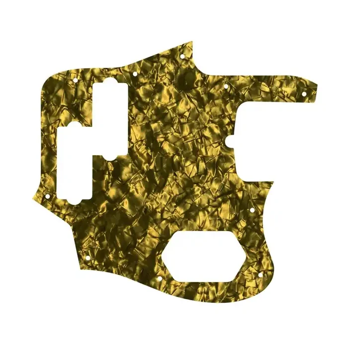 American Standard Jaguar Bass – Gold Pearl Black/White/Black Lamination