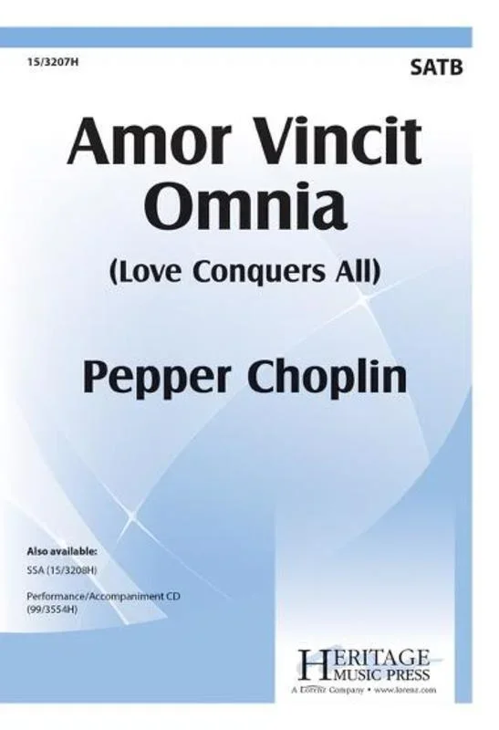 Amor Vincit Omnia SATB (Octavo)