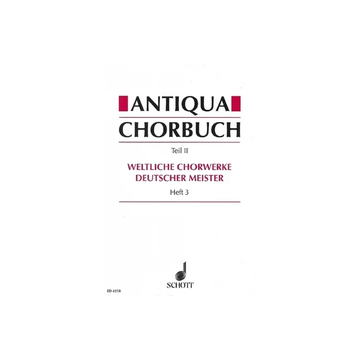 Antiqua-Chorbuch Part II / Book 3