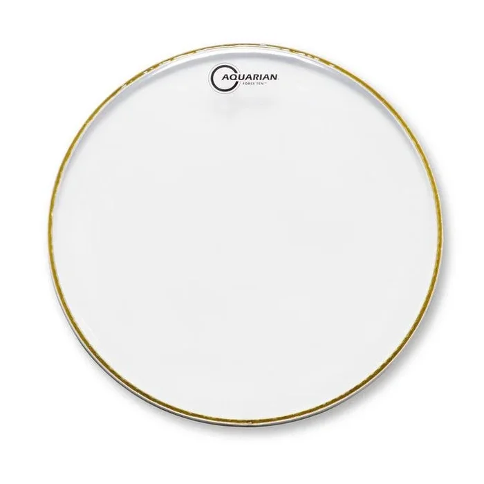 Aquarian 13″ Force Ten Clear 10/10 Double Ply Drumhead