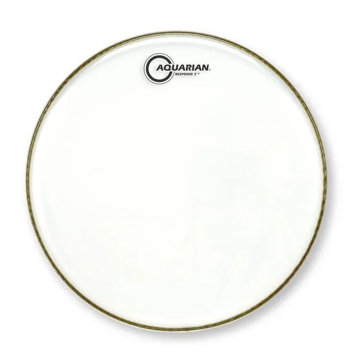 Aquarian 14″ Response 2 Clear 7/7 Double Ply Drumhead