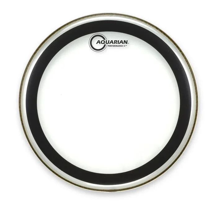 Aquarian 15″ Performance II Clear 7/7 Bonded Double Ply Drumhead