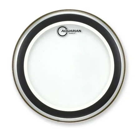 Aquarian 16″ Studio-X Clear 10mil Single Ply Drumhead with X Ring