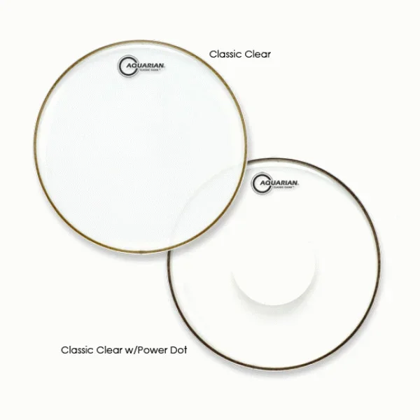 Aquarian Ccpd26B Classic Clear With Power Dot -Size – 26″