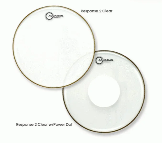 Aquarian RSP2-PD20B Response 2 2Ply With Power Dot Drumhead