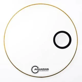 Aquarian SMPTCC22W Ported Fr Bass White Drumhead