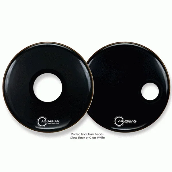 Aquarian SMPTCC28W Ported Fr Bass White Drumhead