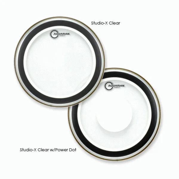 Aquarian SX22B Studio-X Clear Drumhead
