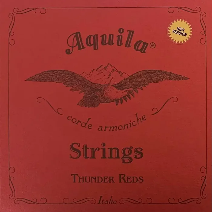 Aquila 91U Thunder Reds Ukulele Bass Strings, EADG