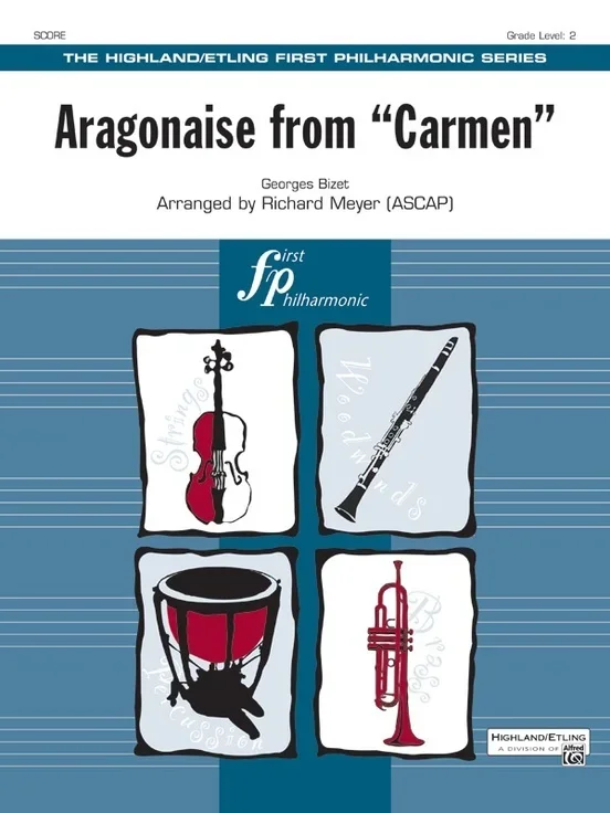 Aragonaise From Carmen Full Orchestra Gr 2