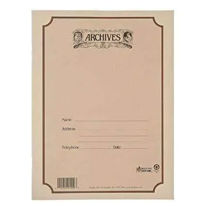 Archives Manuscript Paper