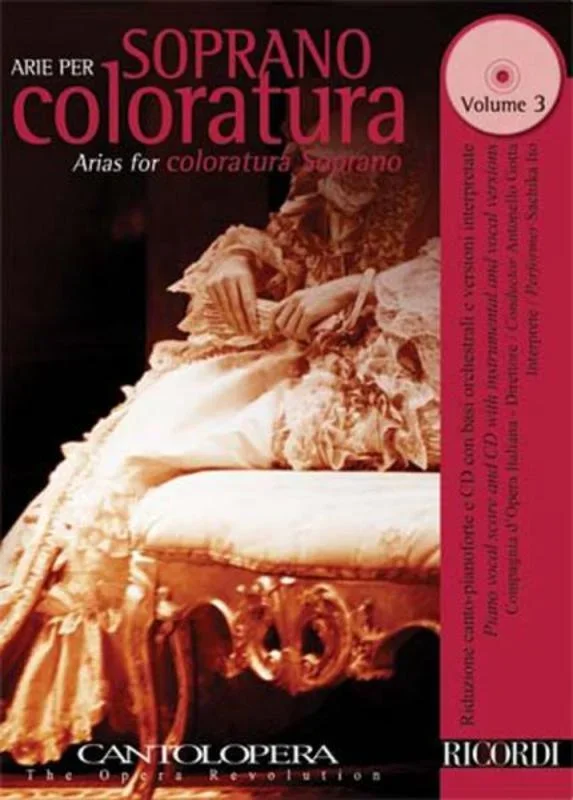 Arie Per Soprano Coloratura Vol 3 Book/CD