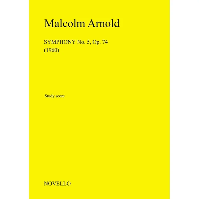 Arnold, Malcolm – Symphony No.5 Op.74 (Study Score)