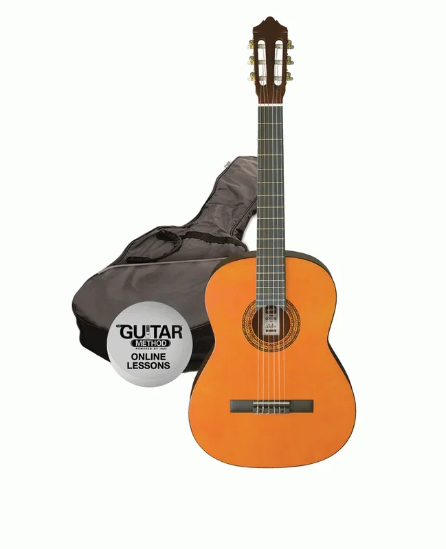 Ashton SPCG14 AM Starter Pack 1/4 Size Nylon String Guitar w/ Bag (Amber)