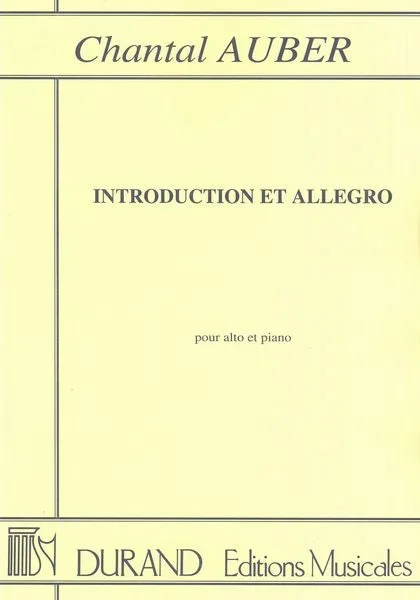 Auber: Introduction & Allegro