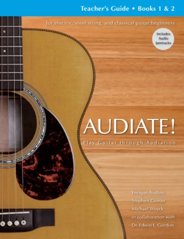 Audiate! Teachers Guide Play Guitar Through Audiation Softcover Book (Guitar)