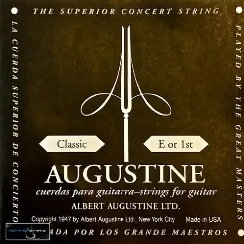 Augustine Nylon Classical Guitar Strings – Black (Single String)