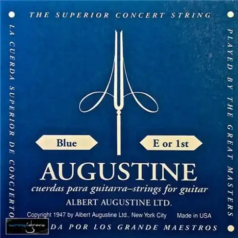 Augustine Nylon Classical Guitar Strings – Blue (Single String)