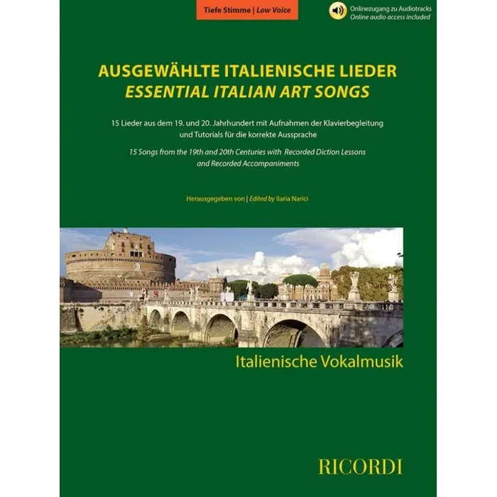 Ausgewählte italienische Lieder (Low Voice)
