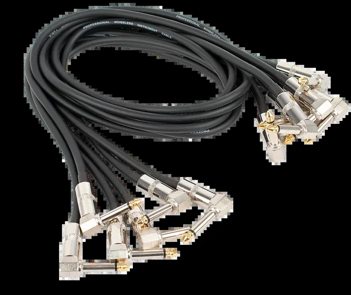 Australasian 003 FT Rock Leads Black Right Angle Patch Cable