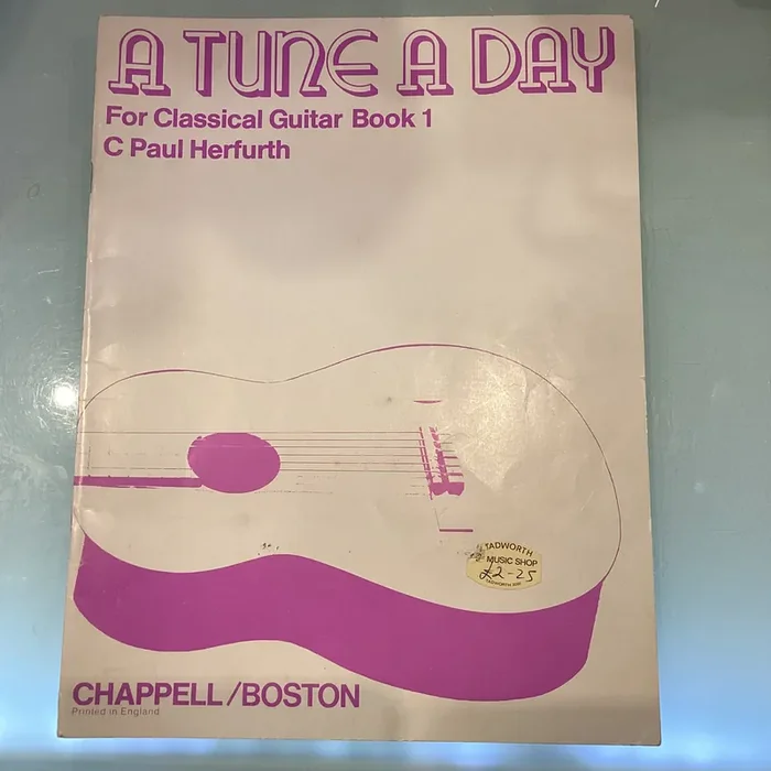 (B-Stock) A Tune a Day for Classical Guitar Book 1 – C Paul Herfurth (1970 Edition)