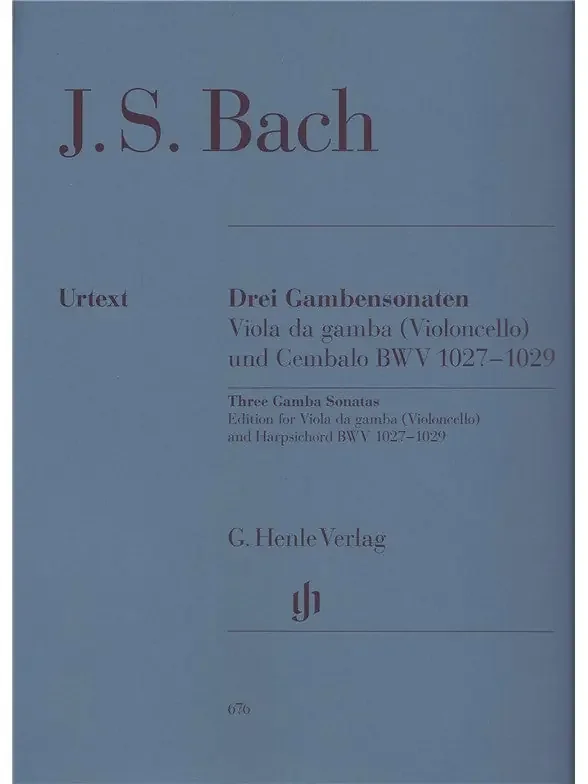 Bach 3 Sonatas for Viola da Gamba and Harpsichord
