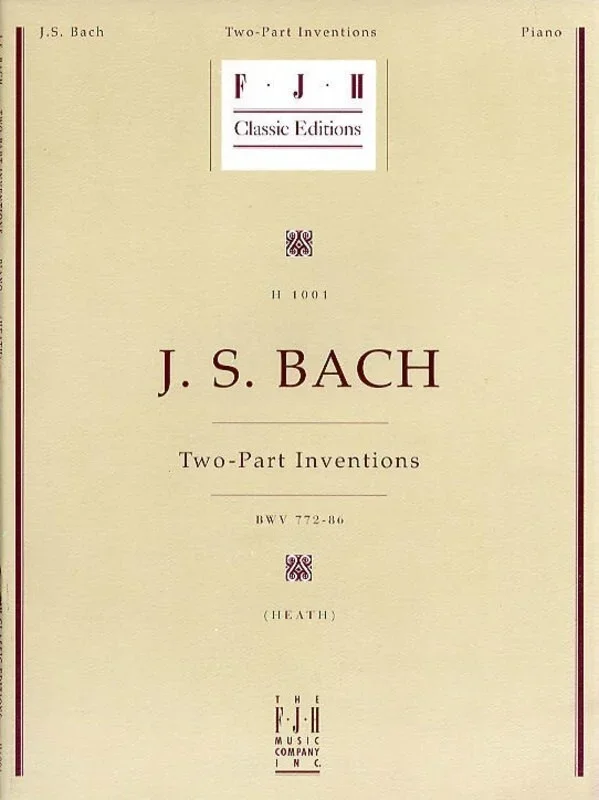 Bach – Two Part Inventions Book