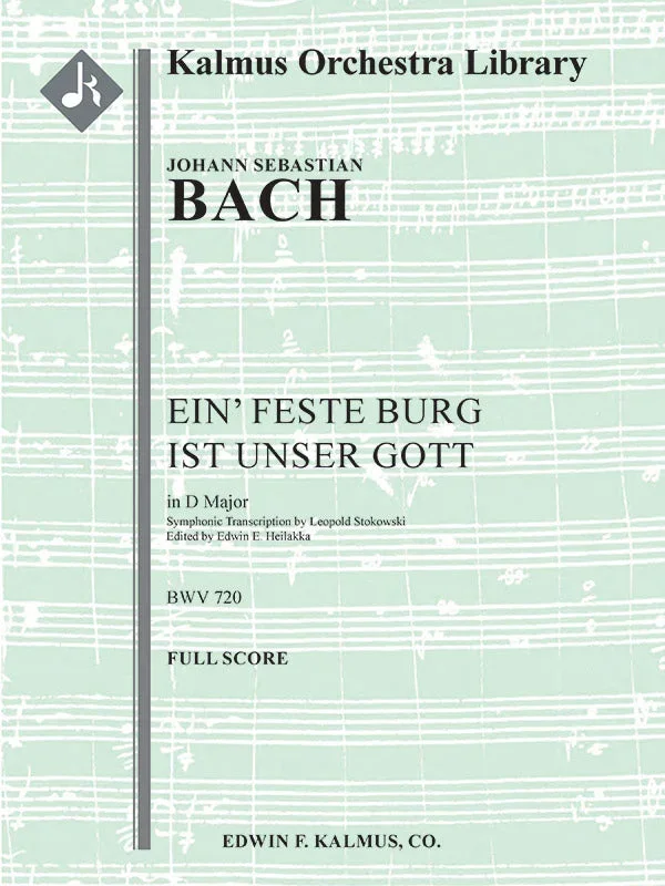 Bach: Chorale Prelude: Ein’ feste Burg ist unser Gott, BWV 720 (arr. for orchestra)
