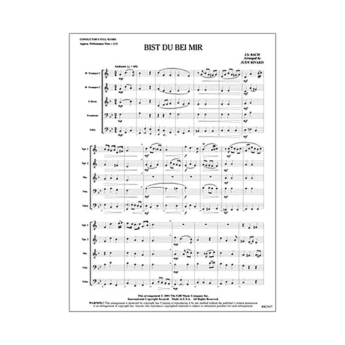 Bach, J.S – Bist Du Bei Mir