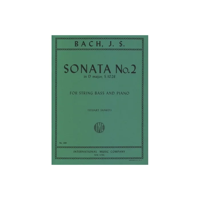 Bach, J.S – Sonata No. 2 in D major S. 1028