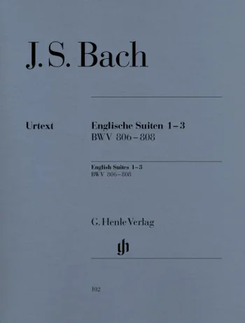 Bach J. S. : English Suites No.1-3: Piano (Henle)