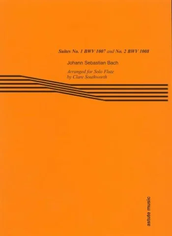 Bach J. S. : Suites No. 1 BWV 1007 And No. 2 BWV 1008 (flute Solo) (Astute)