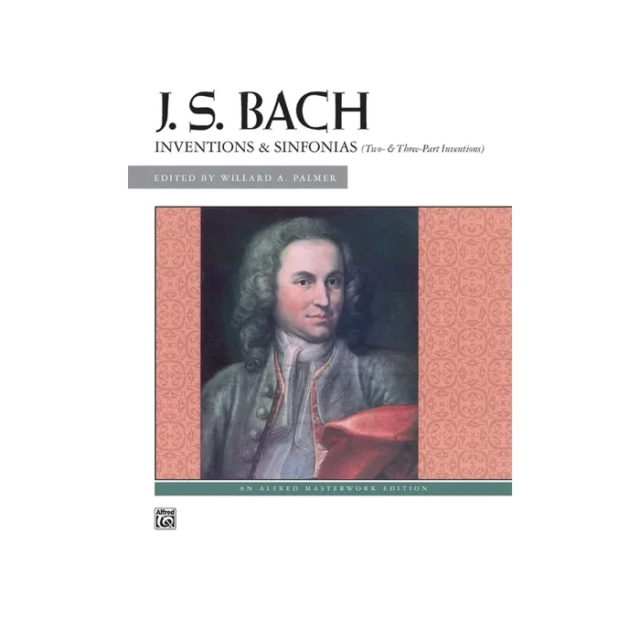 Bach, Johann Sebastian – Inventions and Sinfonias.SPIRAL BOUND