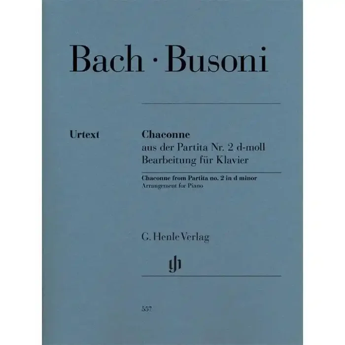 Bach, Johann Sebastian / Busoni, Ferruccio Chaconne from Partita no. 2 in d minor
