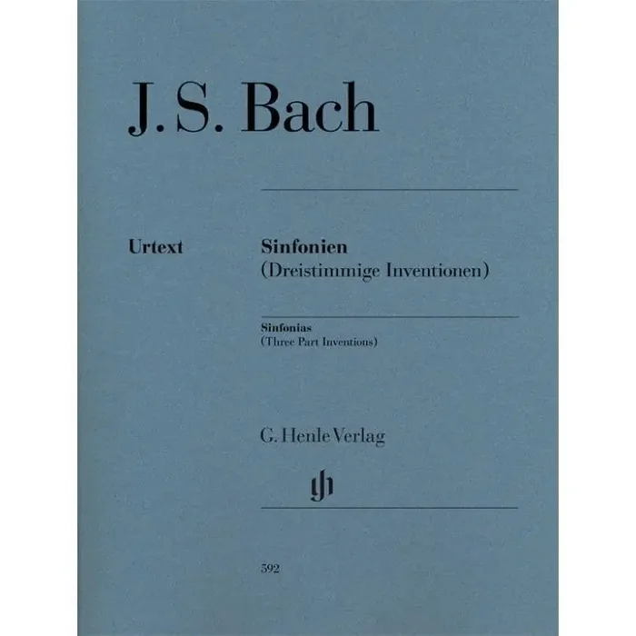 Bach, Johann Sebastian Sinfonias (Three Part Inventions)