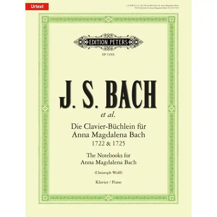 Bach, Johann Sebastian The Notebooks for Anna Magdalena Bach 1722 & 1725