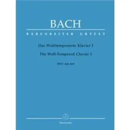 Bach, Johann Sebastian Well Tempered Bk1 48 Preludes and Fugues